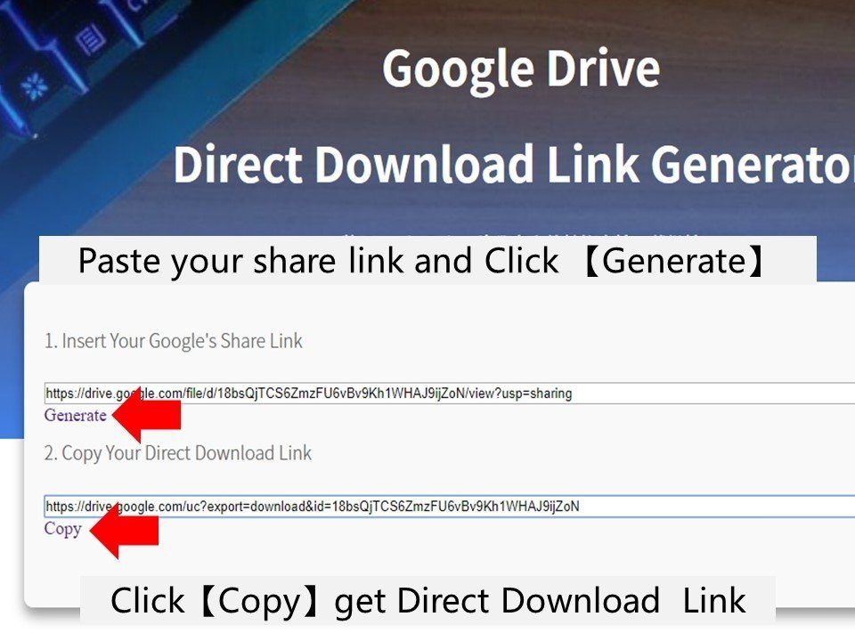 Google Drive Direct Link Generator 03